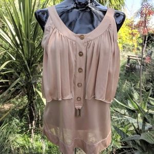 Stella McCartney Rose Gold Tank Top